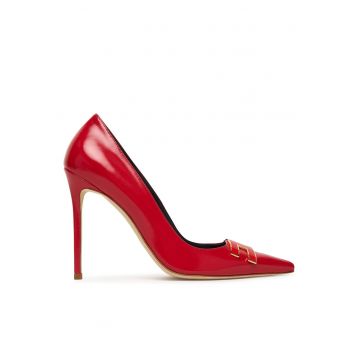 Pantofi dama -  stiletto - rosu - piele naturala SA14B61E2 -