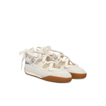 Pantofi dama -  textil - bej -