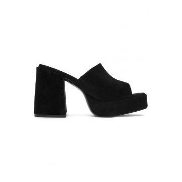 Pantofi de dama -  material textil - negru