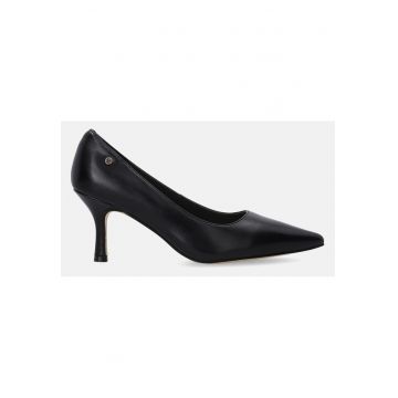 Pantofi din piele cu toc inalt