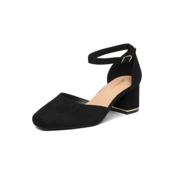 Pantofi eleganti -  textil - negru