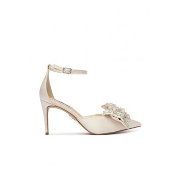 Pantofi pentru dama -  bej - textil