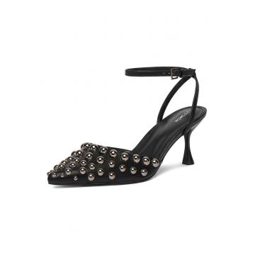 Pantofi stiletto  sintetic - negru - Negru