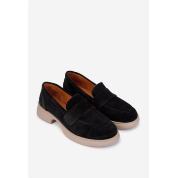 Mocasini dama negri confortabili - Negru