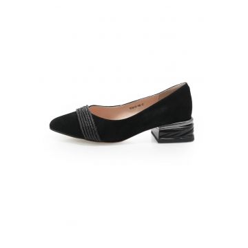 Pantofi  2601436 din piele naturala - Negru