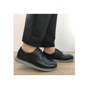 Pantofi Casual Barbati  Ota-45 01-N Negri - Negru - Negru