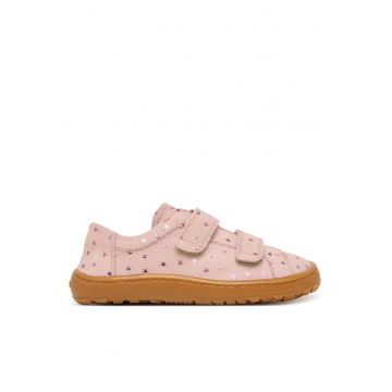 Pantofi copii -  piele naturala - roz - cu inchidere velcro