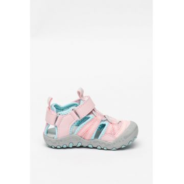 Pantofi cu inchidere velcro si decupaje Tonala