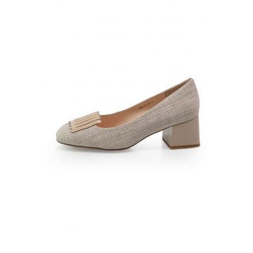 Pantofi dama  2604205 din piele naturala - Maro