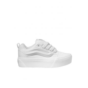 Pantofi dama Knu Stack True -  Piele intoarsa - Alb