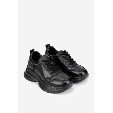 Pantofi dama  negri piele naturala - Negru