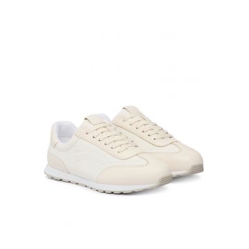 Pantofi dama -  piele naturala - bej - confortabili -