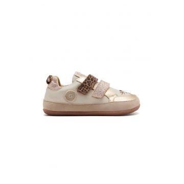 Pantofi din piele si piele ecologica Pawlet - Alb murdar