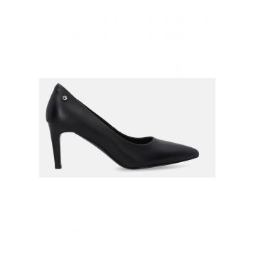 Pantofi stiletto din piele uni