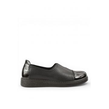 Tenisi  2255H12 negru - piele naturala - Negru