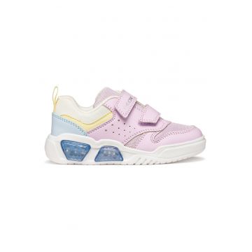 Adidasi copii  roz cu LED-uri - Roz