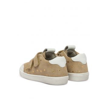 Adidasi Fete -  piele naturala - bej