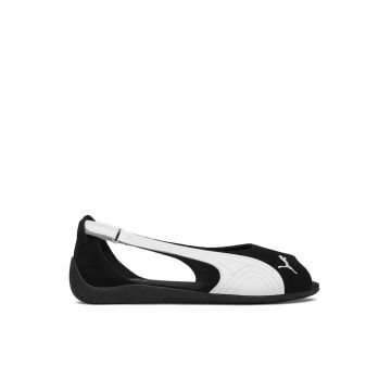 Balerini 404839 -  Piele naturala - Negru/Alb