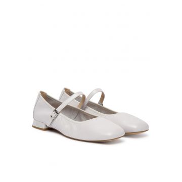 Balerini 9-22100-44 -  Piele naturala - Gri
