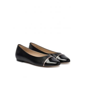 Balerini 9-22107-46 -  Piele naturala - Negru