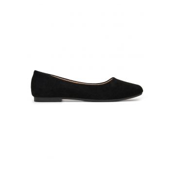 Balerini  Dama - Textil - Negru