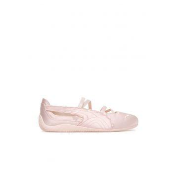 Balerini  roz - textil - Roz deschis