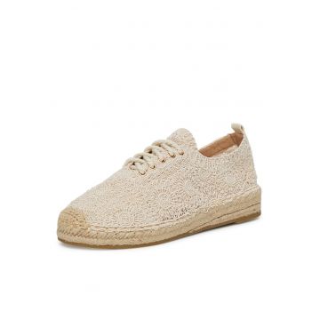 Espadrile dama -  textil - bej - Bej