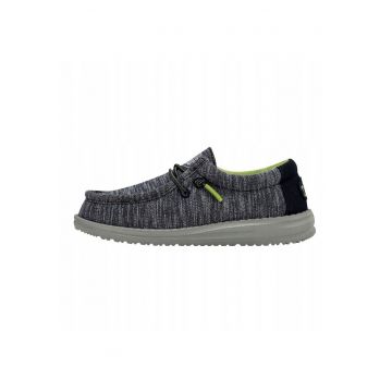Mocasini Copii -  Wally Youth Stretch - Albastru - Albastru