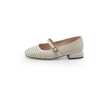 Pantofi  2601429 din piele naturala - Bej