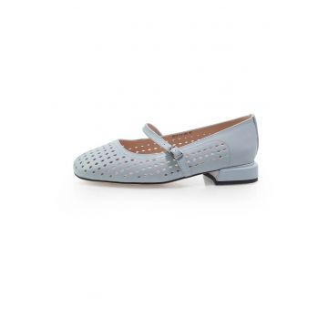 Pantofi  2601456 din piele naturala - Albastru