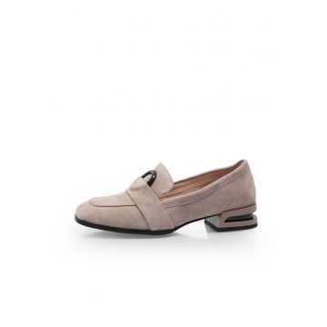 Pantofi  2601474 din piele naturala - Maro