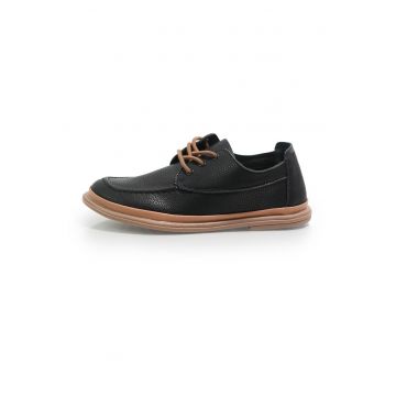 Pantofi  Active 251411 din piele naturala Negru