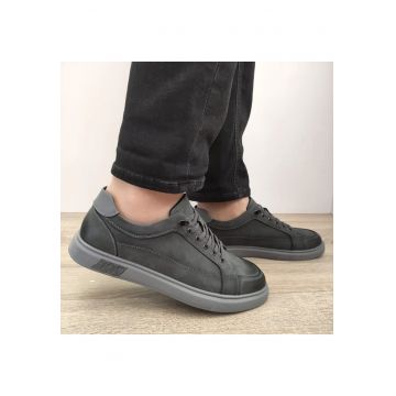 Pantofi Casual Barbati  10385 Gri - Gri - Gri