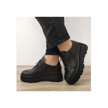 Pantofi Casual Dama  1649-9 Negri - Negru - Negru