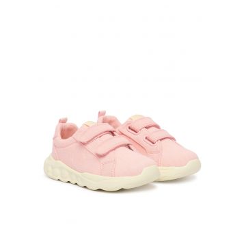 Pantofi copii -  adidasi - velcro - roz - tesaturaswqfwqd - Roz
