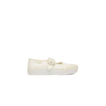 Pantofi copii -  balerini - alb - material textil