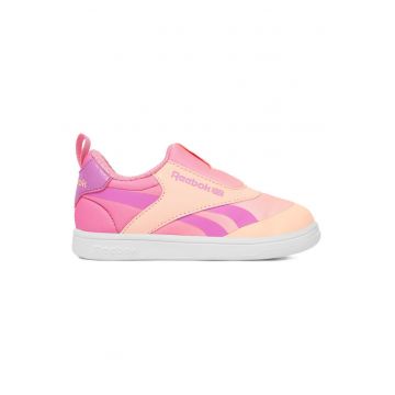 Pantofi copii  design slip-on - roz - textil