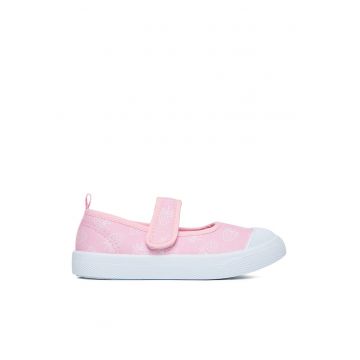 Pantofi copii -  material textil - roz - inchidere velcro