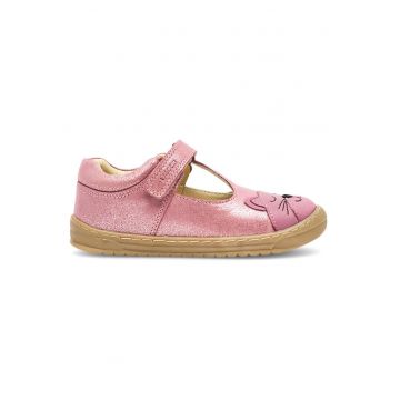 Pantofi copii -  piele naturala - roz - inchidere velcro