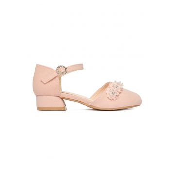 Pantofi copii -  roz - material textil - Roz