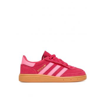 Pantofi copii -  sneakersi - piele naturala - roz - sistem inchidere Velcro