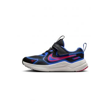 - Pantofi Cosmic cu inchidere velcro pentru alergare - Negru/Blue Royal