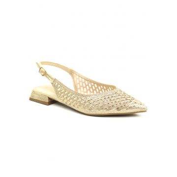 Pantofi dama decupati AM72300 - Auriu
