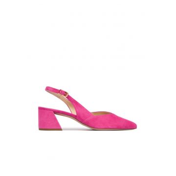 Pantofi dama - Hogl - cu toc clasic - roz - piele naturala