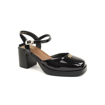 Pantofi dama piele naturala 3533 7 - Negru