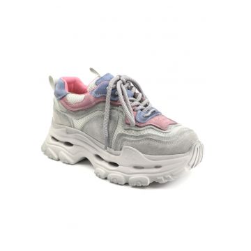 Pantofi dama piele naturala HY2926 1 - Roz