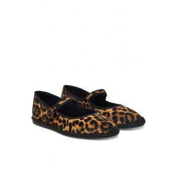 Pantofi dama -  piele naturala - maro