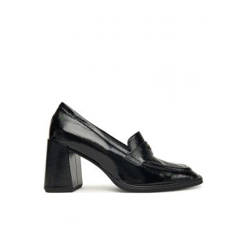 Pantofi dama -  Piele naturala - Negru -