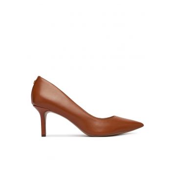 Pantofi dama -  stiletto - piele naturala - maro 802P09031002 -