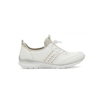 Pantofi dama -  textil - alb - confortabili - eleganti